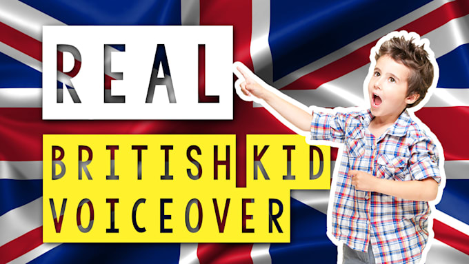record a real cute british kid boy voiceover