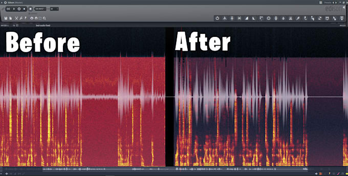 professional clean, repair fix your video audio