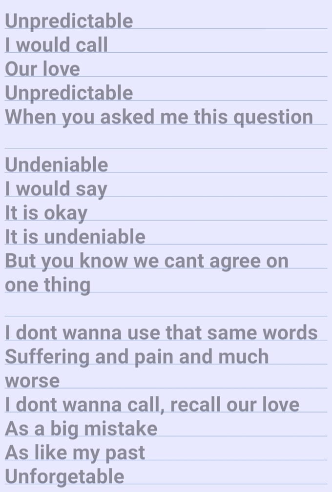 write professional song lyrics for your music