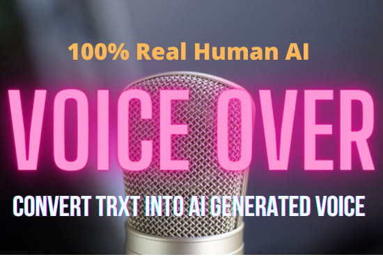 create real human like ai voice over text to speech