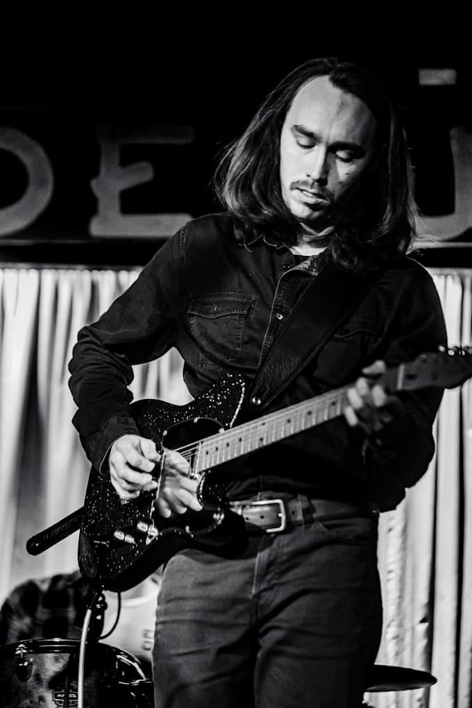 record country, blues, surf, or jazz guitar for your project