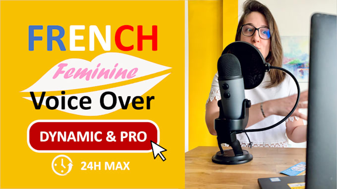 record a french feminine voice over
