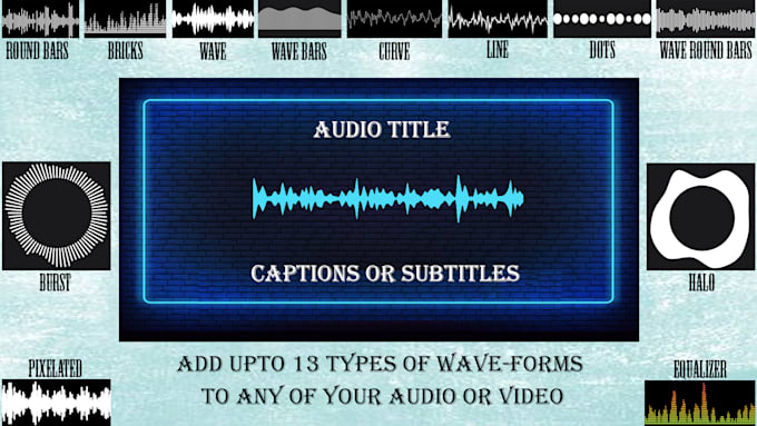 add waveform to your video or audio within 12 hours