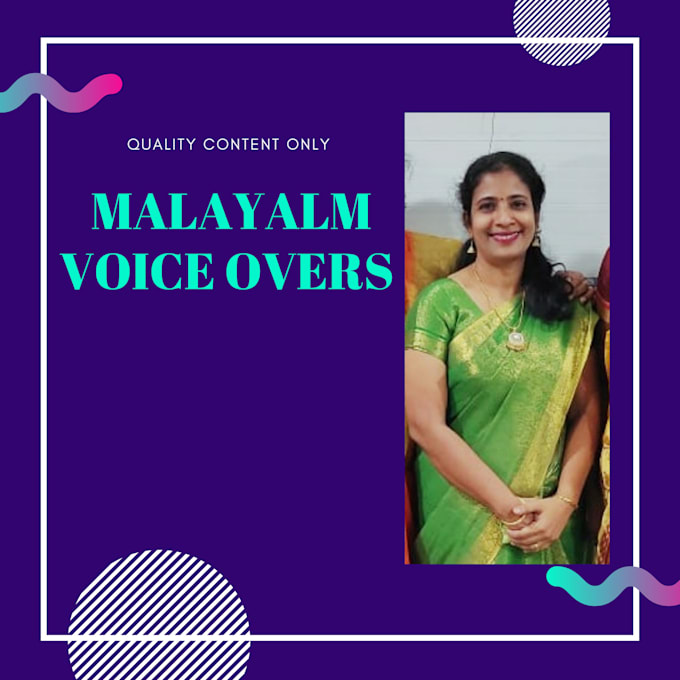 do any malayalam voice over
