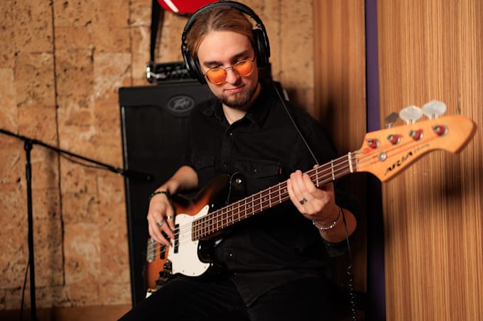 record rock, punk, or metal bass guitar for your song