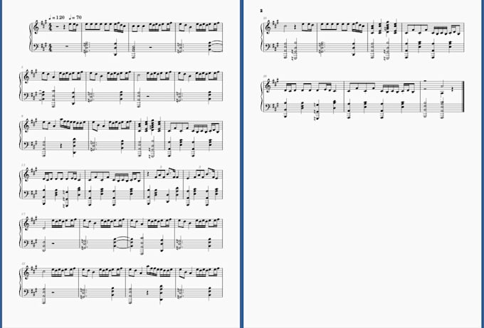 create a music sheet for you with synthesia video