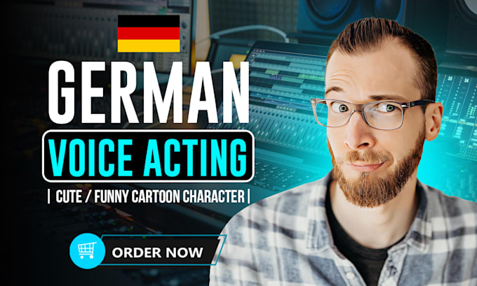 male german voice actor cute funny cartoon characters voice over deutsch anime