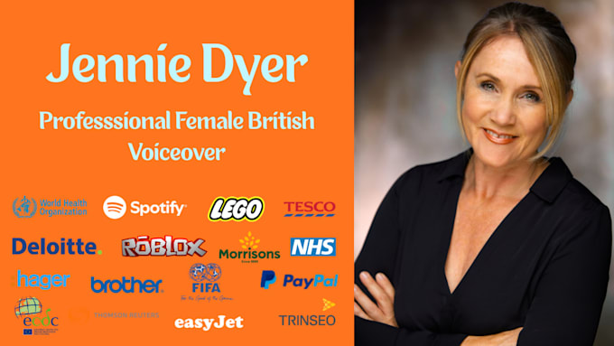 record a genuine professional female british voiceover