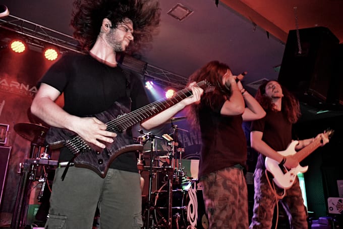 record guitar riffs and solos professionally