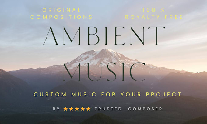 compose ambient music for meditation , video or app
