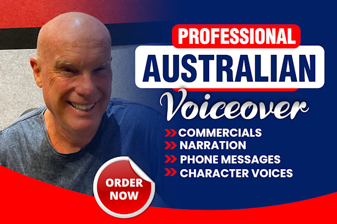 record an authentic australian male voice over