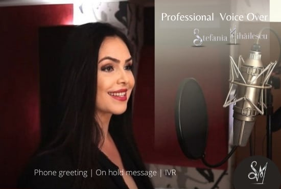 record professional IVR, greeting, on hold, message
