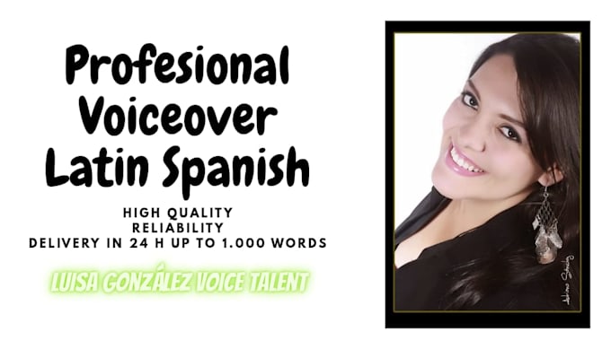 record professional spanish voice over human voice