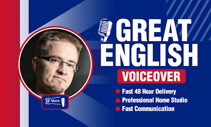 record a nordic or finnish accented english voice over