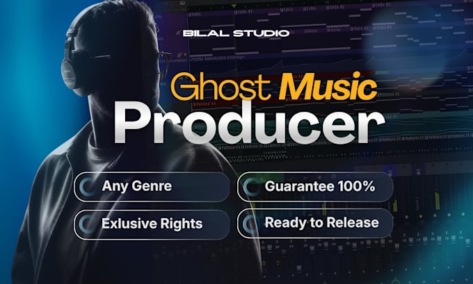 be your professional edm and pop ghost music producer in 24h
