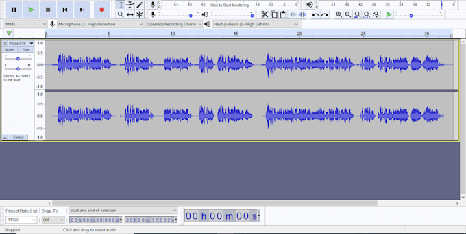 arabic text into narrative audio file