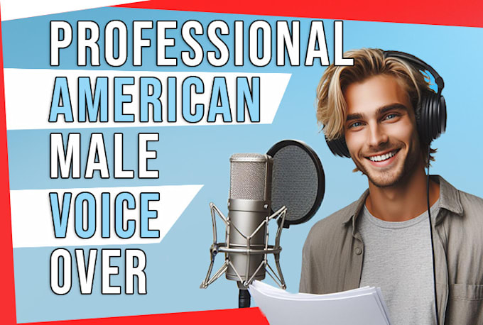 record an american male voice over