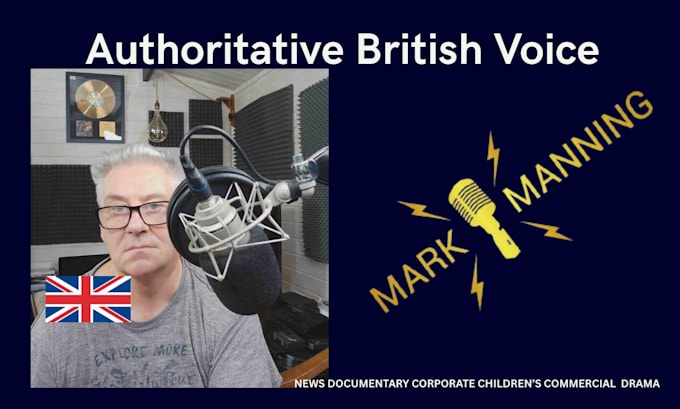 record a professional british voiceover bbc style