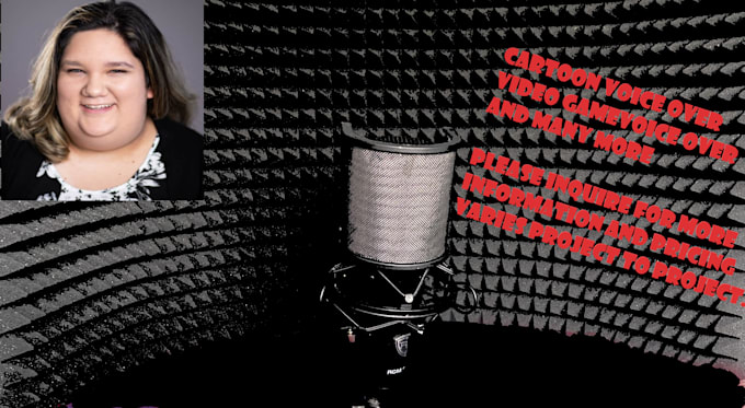 cartoon and video game voiceover