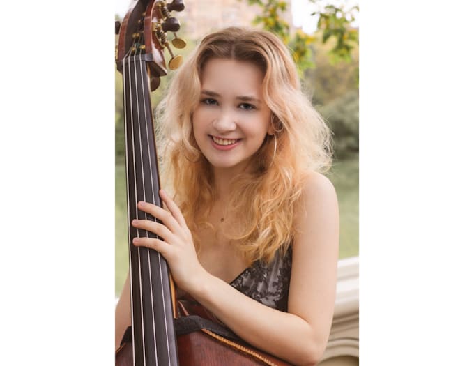 record beautiful bowed double bass playing