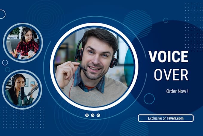 create a professional voice over with a quick turnaround