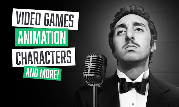be your animation and video game character voice actor