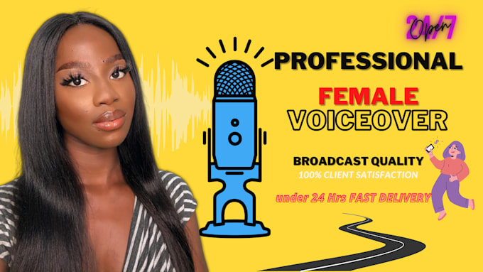 record voiceover audio files in 24hrs