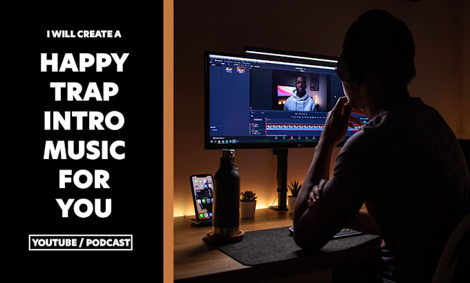 create a happy trap intro music for your channel