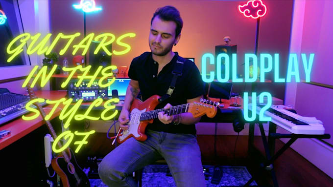 record guitars in the style of coldplay and u2