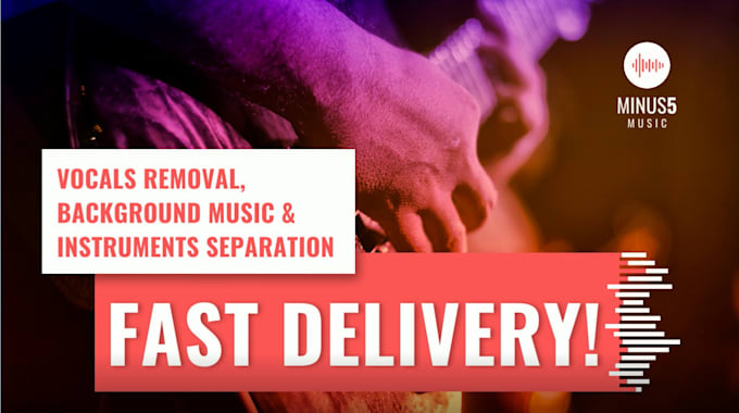 remove vocals and separate background music super fast