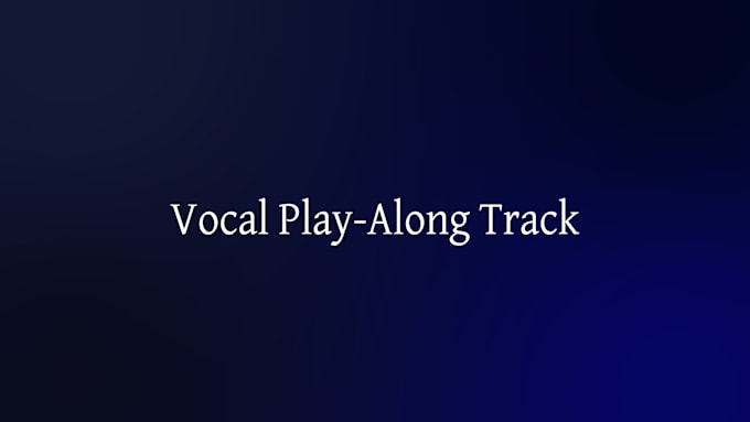 create your unique play along tracks