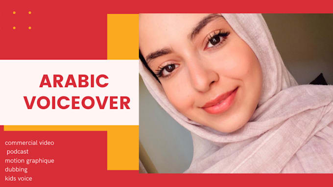 record amazing arabic voice over