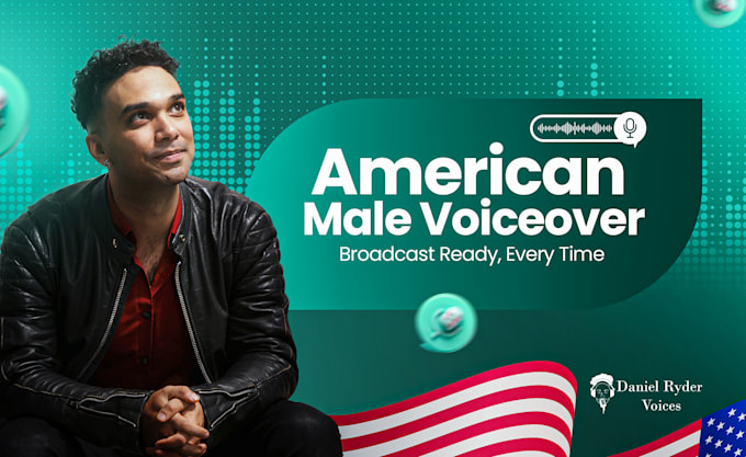 record an american male voiceover