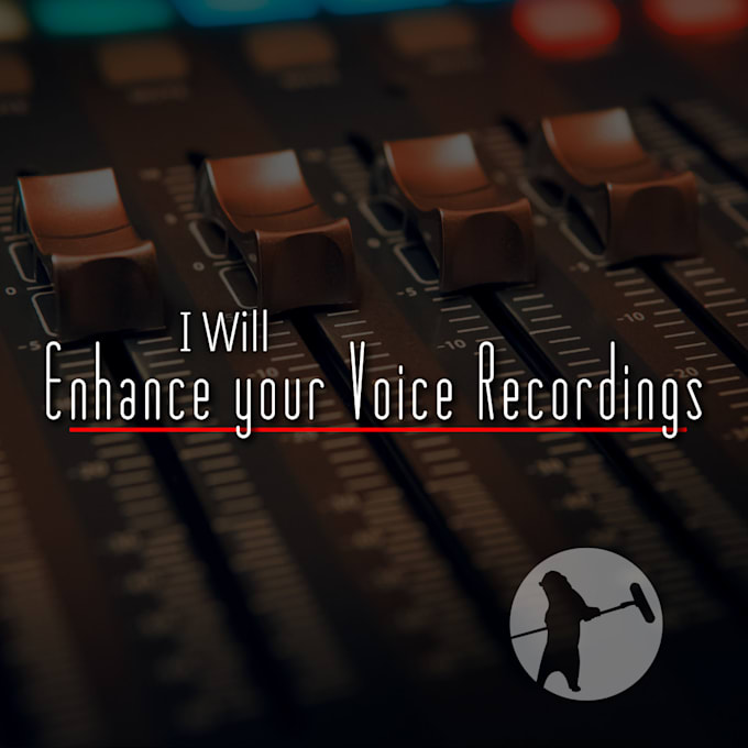 enhance and edit your voice recordings