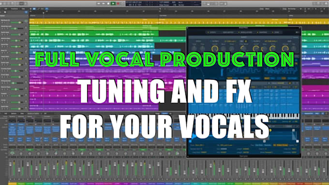 tune vocals to pitch, comp your vocals, produce your song