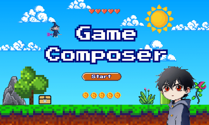 compose game soundtrack bgm at any mood, place, or scene