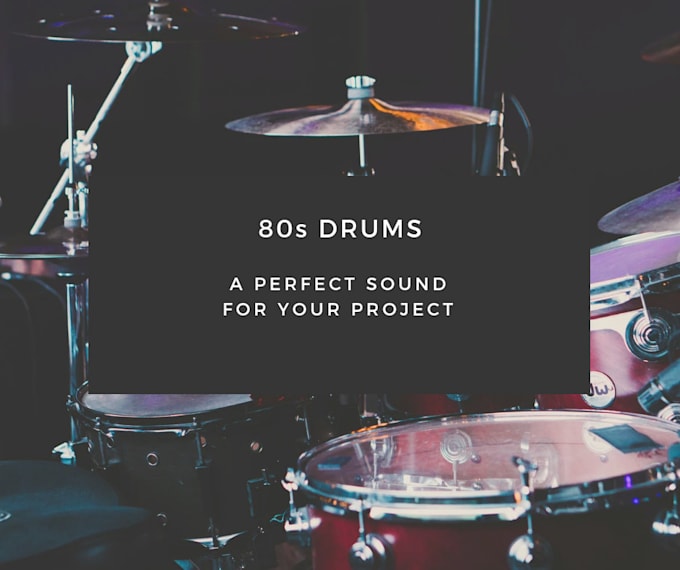 add 80s drums to your song