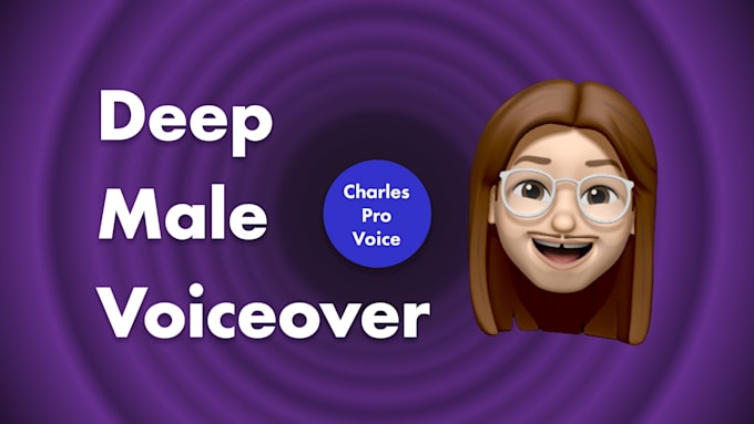 record a deep male voice over in 24 hours