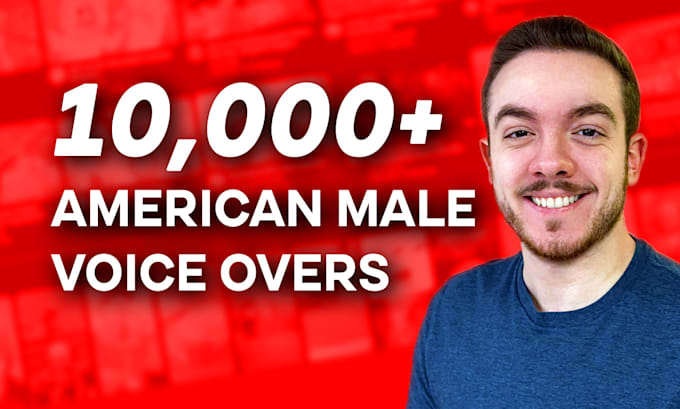 record an american english male voice over