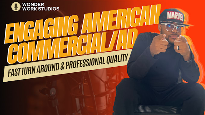 record engaging american male voice over commericals ads