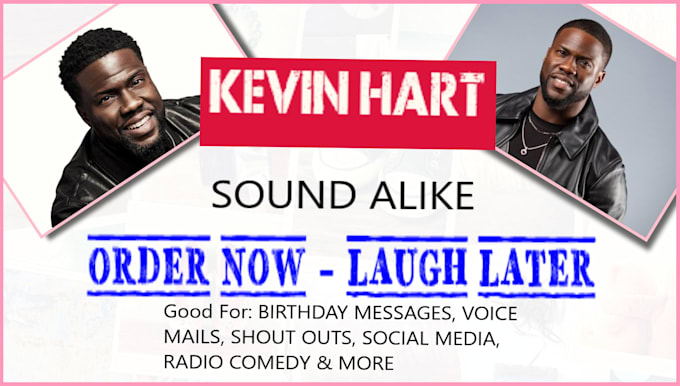 kevin hart soundalike for your comedy project or more