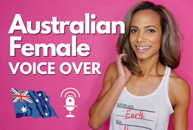 record an australian female voice over