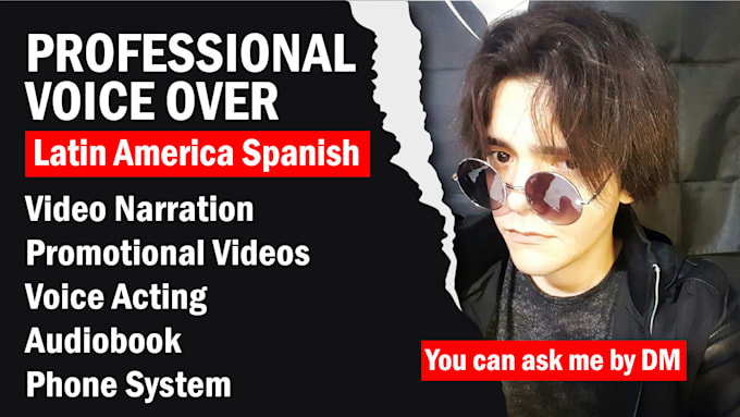 record male neutral spanish voice over for your projects
