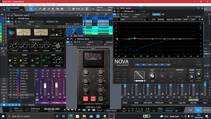 mix and master your raw audio