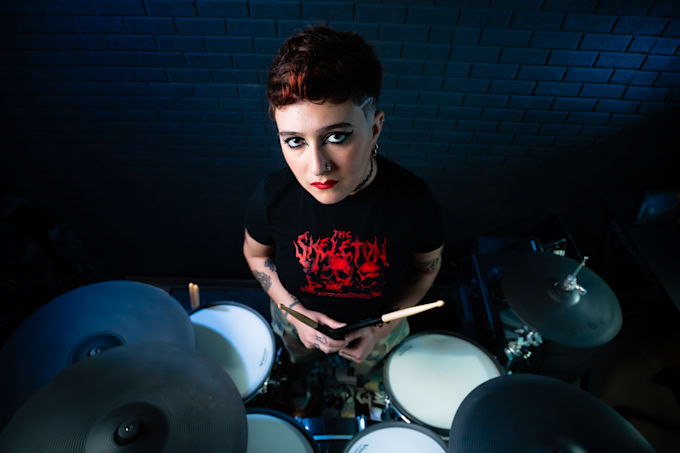 be your session drummer for your rock and metal songs