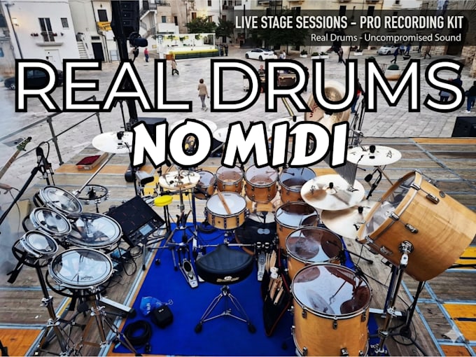 record real acoustic drums for your song studio quality