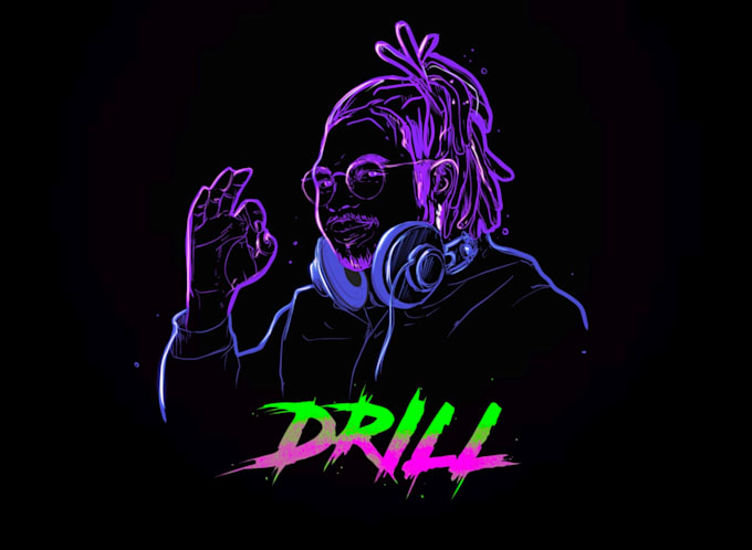 make a UK or ny drill beat with heavy bass and dark vibes