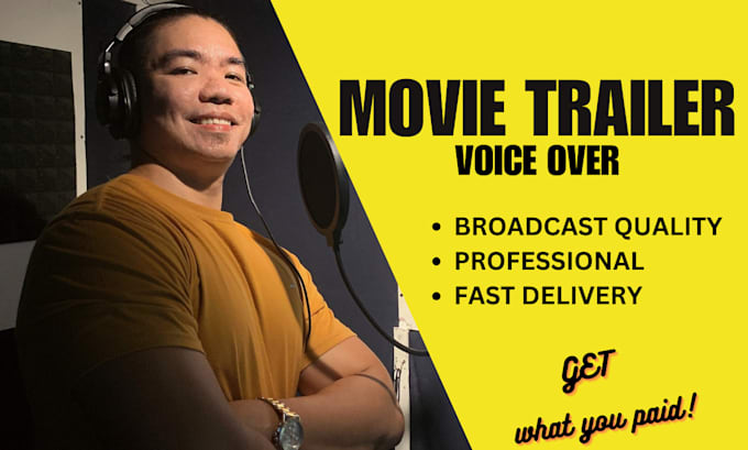 do movie trailer voice over