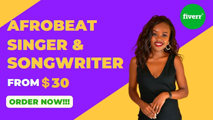 be your afrobeat female singer and song writer