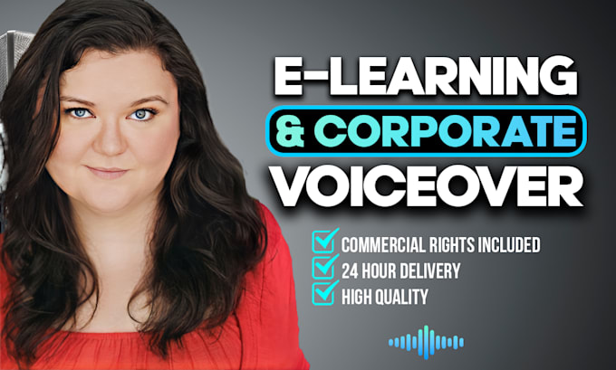 record a professional female medical corporate elearning training voiceover